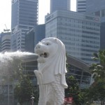 シンガポールの夜を行く シンガポールの夜を行く